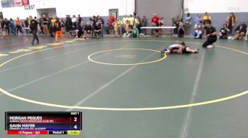 77 lbs 3rd Place Match - Morgan Pegues, Juneau Youth Wrestling Club Inc. vs Gavin Mayer, Pioneer Grappling Academy