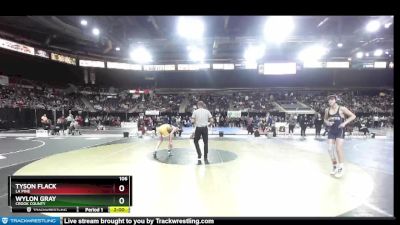 106 lbs Champ. Round 2 - Wylon Gray, Crook County vs Tyson Flack, La Pine