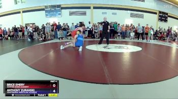120 lbs Quarterfinal - Brice Emery, Hammer Down Academy vs Anthony Zuranski, Contenders Wrestling Academy