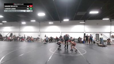 150 lbs 5th Place Match - Landon Lewis, St John Neuman Celtics vs Anakin Willetts, Mountaintop Brawlers