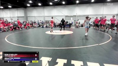 126 lbs 2nd Wrestleback (16 Team) - Don O`Kelley, Arkansas Red vs Braxton Moody, Kansas Red