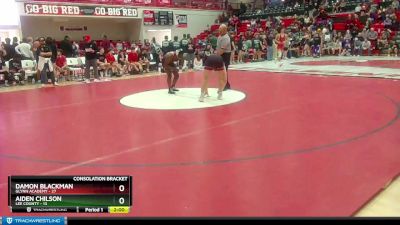 165 lbs Semis & 1st Wb (8 Team) - Aiden Chilson, Lee County vs Damon Blackman, Glynn Academy