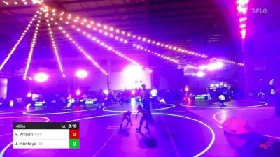 46 lbs Consi Of 8 #2 - Rush Wilson, Keystone Kids WC vs Jude Montoya, Top Rank Hammers