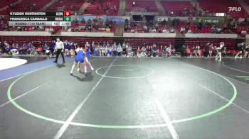 110 lbs Round 1 (16 Team) - KYLEIGH HUNTINGTON, Leander Glenn vs Francesca Carballo, Frisco