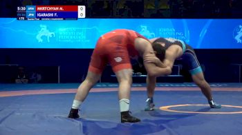 86 kg 1/4 Final - Mushegh Mkrtchyan, Armenia vs Fumiya Igarashi, Japan