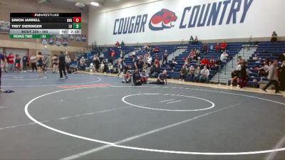 184 lbs 5th Place Match - Simon Jarrell, Unattached vs Trey Dieringer, Linfield University