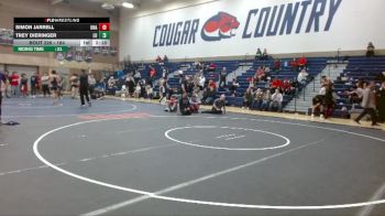 184 lbs 5th Place Match - Simon Jarrell, Unattached vs Trey Dieringer, Linfield University
