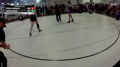 148 lbs 1st Place Match - Andie Gibson, Beatrice vs Stella Harbols, Kearney Girls