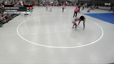 151-157 lbs Quarterfinal - Tyriq Thomas, Proviso Township Gladiators vs Jaylen Covington, Unattached
