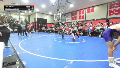 144 lbs Consi Of 8 #2 - Lael Sigala, Bookert T Washington vs Cole Brooksher, Gore Public Schools
