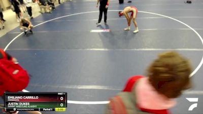 110 lbs Champ. Round 2 - Justin Dukes, Summit Wrestling Academy vs Emiliano Carrillo, Minnesota