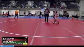 50 lbs Finals (8 Team) - Trevor Borth, LSH (LeSueur/Henderson) vs Liam Hamacher, Becker