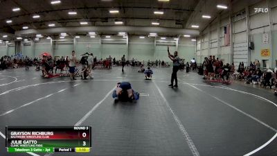 119 lbs Round 3 - Grayson Richburg, Baltimore Wrestling Club vs Julie Gatto, Clinic Wrestling FXBG