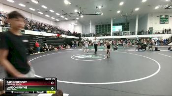 113 lbs Quarterfinal - Zach Gregory, Cheyenne South vs Landon Rhyne, Wind River