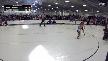 27 lbs Quarterfinal - Braxton Barnes, Hawks Wrestling Club (Lincoln) vs Jarrett Redden, Chadron Junior Wrestling Club
