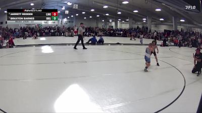 27 lbs Quarterfinal - Braxton Barnes, Hawks Wrestling Club (Lincoln) vs Jarrett Redden, Chadron Junior Wrestling Club