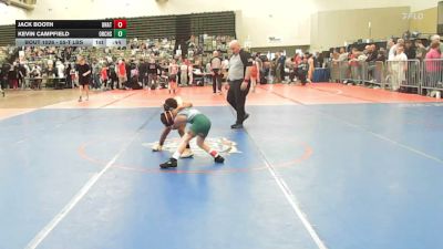 55-T lbs 3rd Place - Jack Booth, Unattached vs Kevin Campfield, Orchard South WC