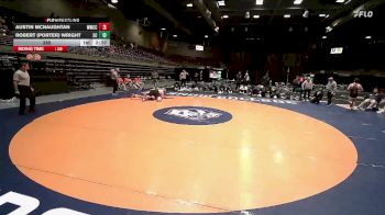 285 lbs Finals (2 Team) - Robert (Porter) Wright, Snow College vs Austin Mcnaughtan, Western Wyoming Community College