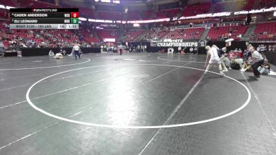 190 lbs Quarters - Eli Leonard, Mount Horeb/Barneveld vs Caden Anderson, West Salem/Bangor