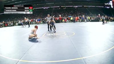 D2-126 lbs Cons. Round 3 - Daniel Gemmel, Huron HS (New Boston) vs Hunter Burk, Chelsea HS