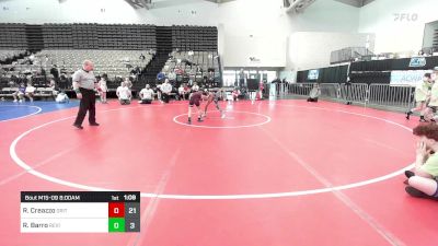 69 lbs Rr Rnd 9 - Rocco Creazzo, Grit Mat Club vs Ronin Barro, Revival Green