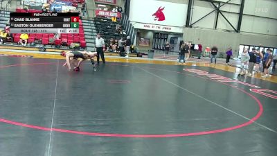174 lbs Cons. Round 2 - Chad Blanke, Unattached vs Easton Olenberger, Oklahoma Wesleyan