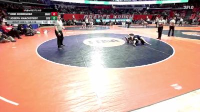 3A 138 lbs 3rd Place Match - Erik Rodriguez, Fox Lake (Grant) vs Joseph Knackstedt, Oak Park (O.P.-River Forest)