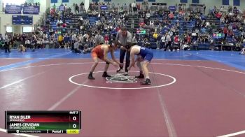 150 lbs Cons. Round 7 - James Cevizian, Sylvania Southview vs Ryan Siler, Springfield