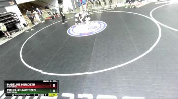130 lbs Cons. Round 3 - Madeline Merideth, California vs Michelle Lauritzen, California