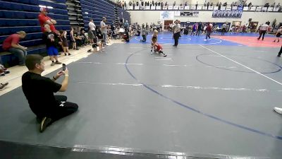 60 lbs Consi Of 8 #2 - Kaige Leavitt, Panther Youth Wrestling vs Owen Haney, Apache Youth Wrestling