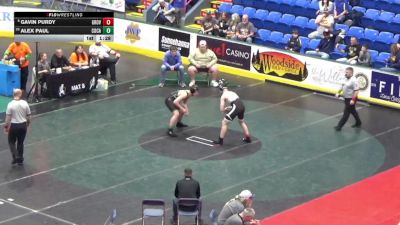 192 lbs Round Of 32 - Gavin Purdy, Grove City vs Alex Paul, Cocalico