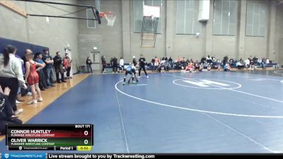 77 lbs Round 2 - Oliver Warrick, Punisher Wrestling Company vs Connor Huntley, Punisher Wrestling Company