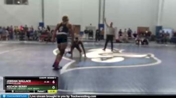 197 lbs Champ. Round 1 - Keevon Berry, Centenary University (New Jersey) vs Jordan Wallace, Ithaca College