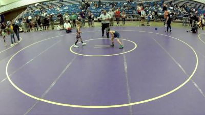 10U Boys - 53 lbs Cons. Round 2 - Bronxten Parrish, Contenders Wrestling Academy vs James Evans, Bartlesville Wrestling Club