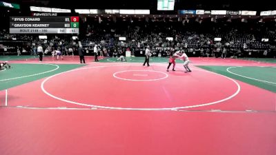 160 lbs 3rd Place Match - Grayson Kearney, MED1 vs Syus Conard, RTLA
