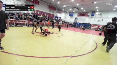 132 lbs Round 3 - Matthew Esqueda, Osoway vs Mikey Dang, Westminster High School