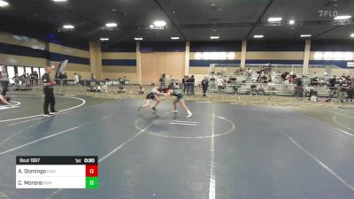 101 lbs Consi Of 8 #1 - Alyse Domingo, Castro Valley WC vs Carolina Moreno, Norwalk HS