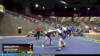 182 lbs Round 1 (4 Team) - Jeffrey Schuler, 5A Crook County 2 vs Jimmie II Copeland, 5A Eagle Point