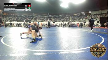 142 lbs Consi Of 4 - Natalie Lattimer, Pittsburg Wrestling Club vs Olivia Cherry, Shelton Wrestling Academy