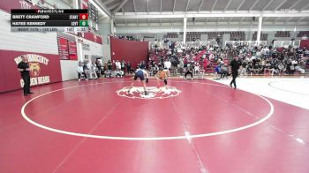 120 lbs Semifinal - Brett Crawford, St. Anthony's vs Hayes Kennedy, The Lovett School