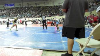 130 lbs Round Of 32 - Aiden Scoggins, Putnam City West vs Trystin Kibble, Lawton, MacArthur Ok