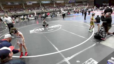 53 lbs 3rd Place - Macklin Baird, Elbert County Wranglers vs Levi Ortzow, WLV Junior Wrestling