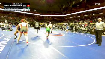 135 Class 2 lbs Champ. Round 1 - Jacinda Espinosa, Rock Bridge vs Emely Hernandez Guzman, Carthage