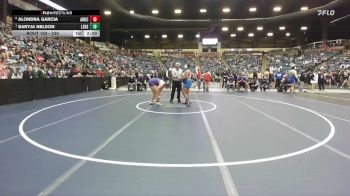235 lbs Quarterfinal - Saryja Nelson, Leavenworth HS vs Alondra Garcia, Arkansas City Hs