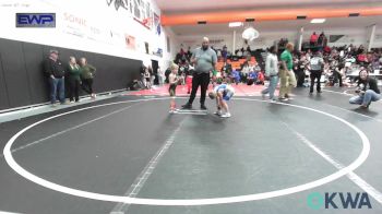 49 lbs Consi Of 4 - Zaven Yarnell, Beggs Youth Wrestling Program vs Bradley Shadwick, Berryhill Wrestling Club