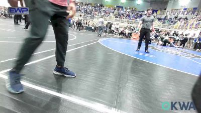 52 lbs Round Of 16 - Beckett Bergmann, Enid Youth Wrestling Club vs Jagger Edison, Saints Youth Wrestling Club