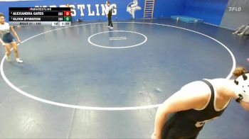 130 lbs 1st Place Match - Olivia Byington, Sanderson Wrestling Academy vs Alexandra Gates, Aviator Wrestling Academy