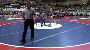 6A 170 lbs Cons. Semi - Ma`kenna Williams, CONWAY HIGH SCHOOL vs Olivia Stout, SOUTHSIDE HIGH SCHOOL