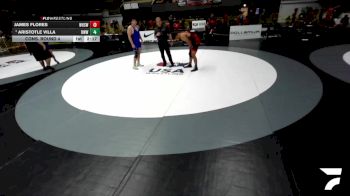 Cons. Round 4 - James Flores, Western High School Wrestling vs Aristotle Villa, Red Wave Wrestling