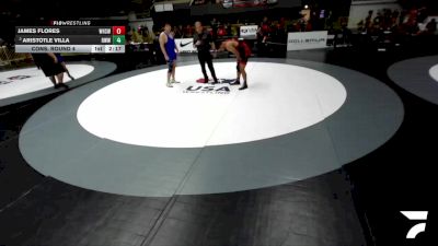 Cons. Round 4 - James Flores, Western High School Wrestling vs Aristotle Villa, Red Wave Wrestling